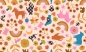 Preview: Baumwolle Patchwork -  Alexia Abegg - Ruby Star Society - Meadow Star - Peach Applique Menagerie